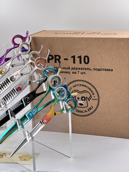 Настольный держатель PETRIKA, подставка для ножниц  на 7 шт.