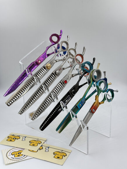 Настольный держатель PETRIKA, подставка для ножниц  на 7 шт.