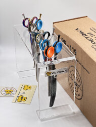 Настольная полка PETRIKA, держатель, подставка для ножниц  на 6 шт.